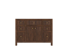 Sonoma Reeded Teak Wood 48 in. W x 22 in. D Single Sink Bathroom Vanity - photo 6