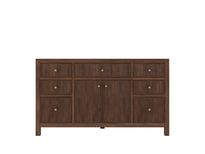 Sonoma Teak Wood 60 in. W x 22 in. D Single Sink Bathroom Vanity - photo 6