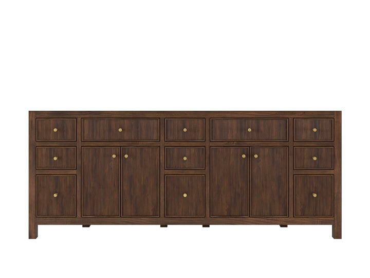 Sonoma Teak Wood 84 in. W x 22 in. D Double Sink Bathroom Vanity - photo 6