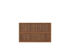 Sonoma Reeded Floating Teak 36 in. W x 22 in. D Center Sink Bathroom Vanity - photo 25