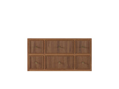 Sonoma Reeded Floating Teak 42 in. W x 22 in. D Single Sink Bathroom Vanity - photo 24