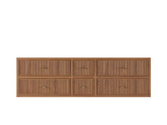 Sonoma Reeded Floating Teak 72 in. W x 22 in. D Double Sink Bathroom Vanity - photo 24