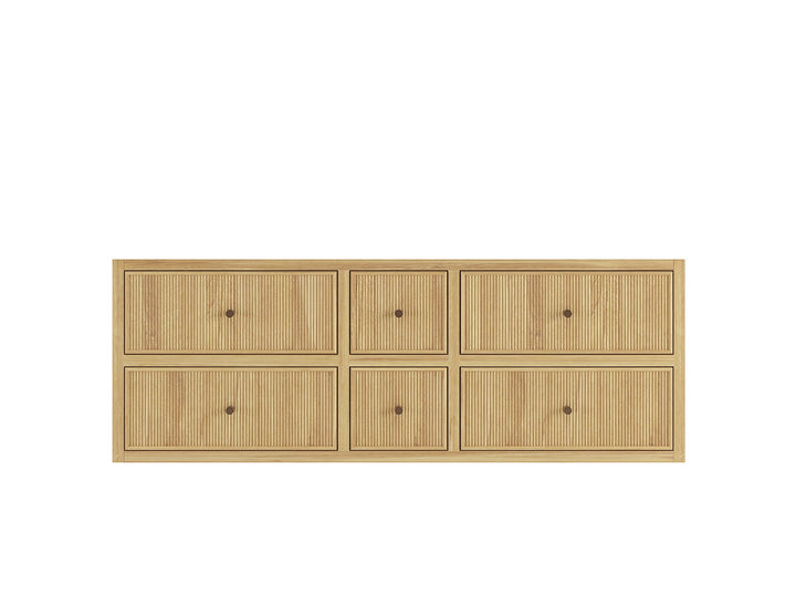 Sonoma Floating Teak 60 in. W x 22 in. D Double Sink Bathroom Vanity - photo 24