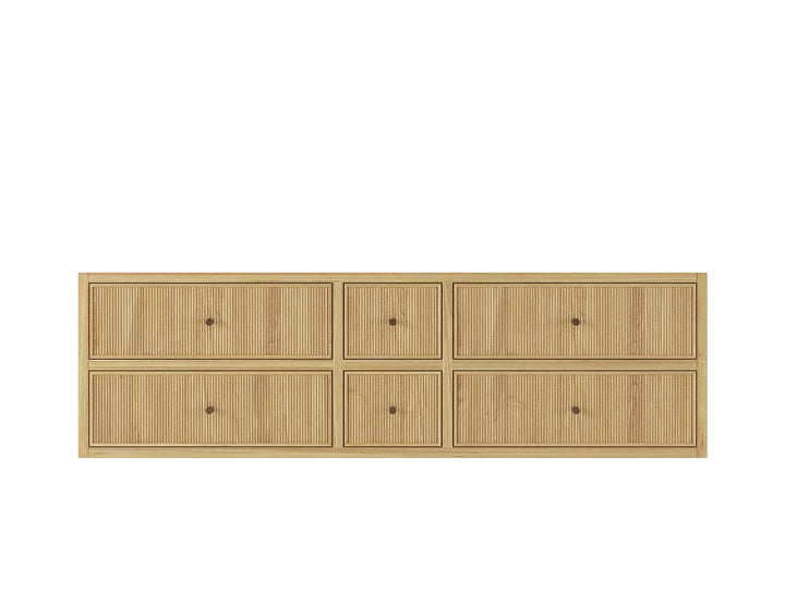 Sonoma Floating Teak 72 in. W x 22 in. D Double Sink Bathroom Vanity - photo 24