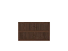 Sonoma Reeded Floating Teak 36 in. W x 22 in. D Center Sink Bathroom Vanity - photo 25