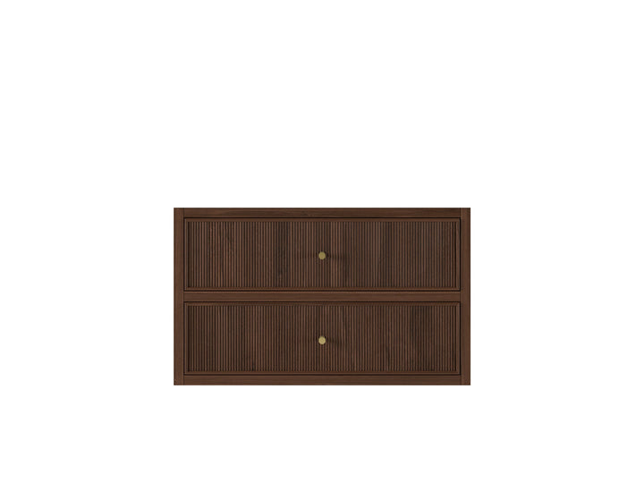 Sonoma Floating Teak 36 in. W x 22 in. D Center Sink Bathroom Vanity - photo 25