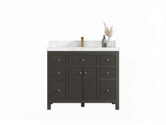 Sonoma 42 in W x 22 in D Free Standing Reeded Single Sink Bathroom Vanity - photo 1