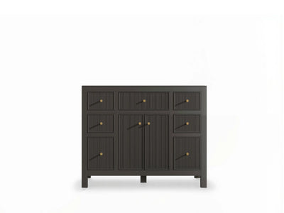 Sonoma 42 in W x 22 in D Free Standing Reeded Single Sink Bathroom Vanity