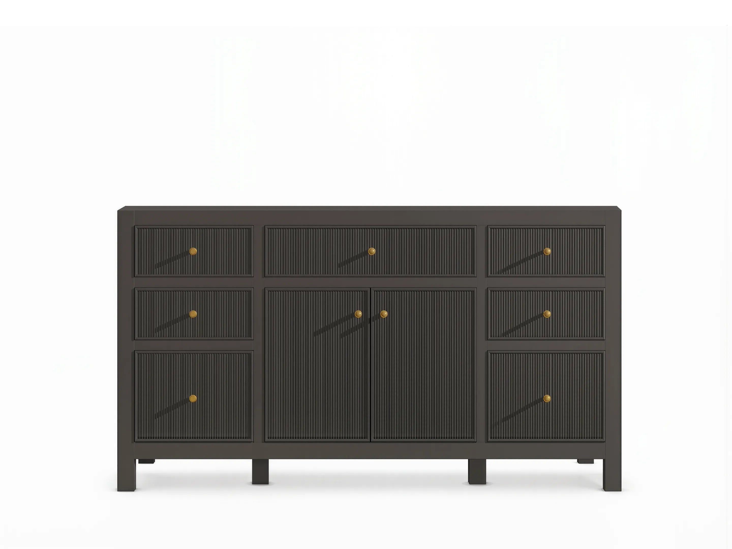 Sonoma 60 in W x 22 in D Free Standing Reeded Single Sink Bathroom Vanity