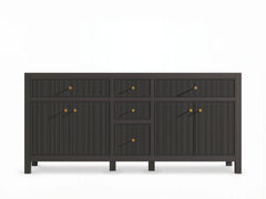 Sonoma 72 in W x 22 in D Free Standing Reeded Double Sink Bathroom Vanity - photo 2