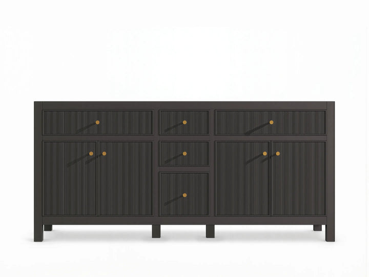 Sonoma 72 in W x 22 in D Free Standing Reeded Double Sink Bathroom Vanity - photo 36