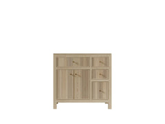 Sonoma White Oak 36 in. W x 22 in. D Left Offset Sink Reeded Bathroom Vanity - photo 24
