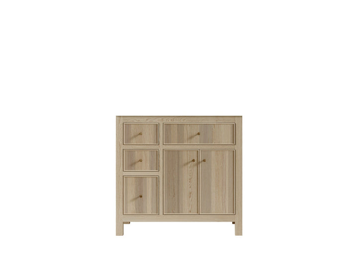 Sonoma White Oak 36 in. W x 22 in. D Right Offset Sink Bathroom Vanity - photo 24