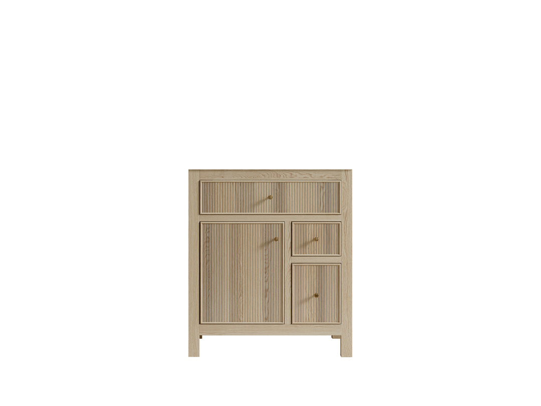 Sonoma Oak 30 in. W x 22 in. D Single Sink Bathroom Vanity in Dark Natural  - Cabinet Only