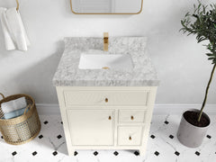 Sonoma 30 in W x 22 in D Reeded Free Standing Single Sink Bathroom Vanity - photo 17