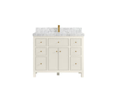 Sonoma 42 in W x 22 in D Free Standing Reeded Single Sink Bathroom Vanity - photo 19