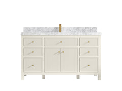 Sonoma 60 in W x 22 in D Free Standing Reeded Single Sink Bathroom Vanity - photo 19