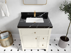Sonoma 30 in W x 22 in D Reeded Free Standing Single Sink Bathroom Vanity - photo 7