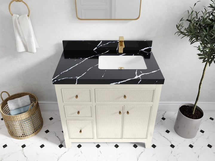 Sonoma 36 in. W x 22 in. D Right Offset Sink Bathroom Vanity - photo 7