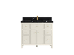 Sonoma 42 in W x 22 in D Free Standing Reeded Single Sink Bathroom Vanity - photo 9