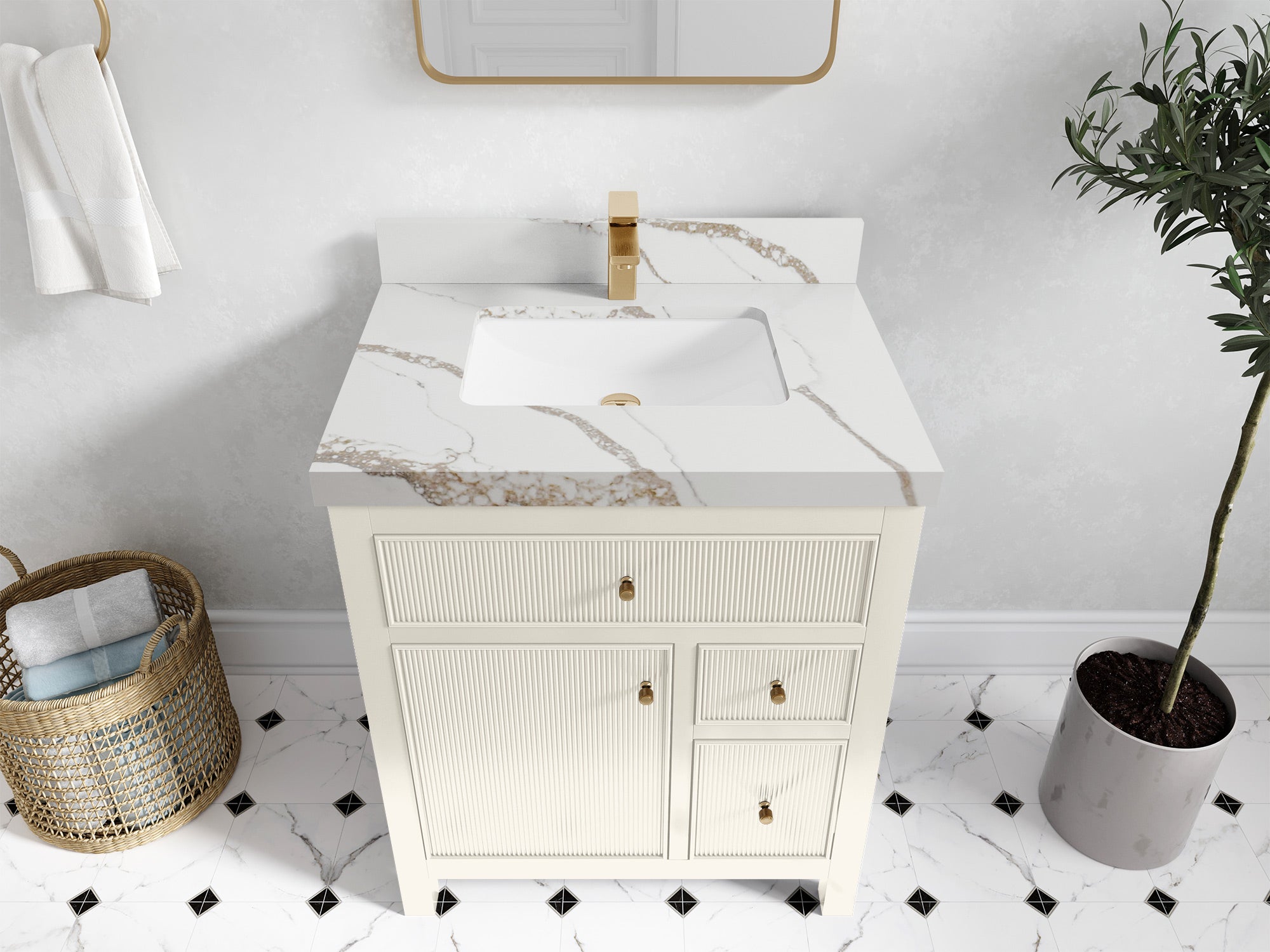 SONOMA_30_ALABASTER_CALACATTA-GOLD_TOP-VIEW