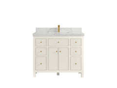 Sonoma 42 in W x 22 in D Free Standing Reeded Single Sink Bathroom Vanity - photo 15
