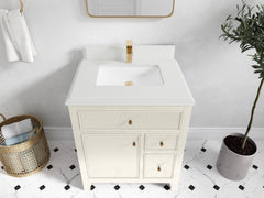 Sonoma 30 in W x 22 in D Reeded Free Standing Single Sink Bathroom Vanity - photo 25