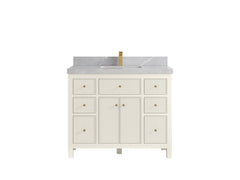 Sonoma 42 in W x 22 in D Free Standing Reeded Single Sink Bathroom Vanity - photo 31