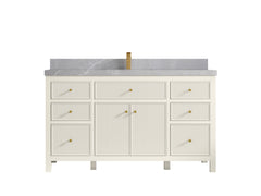 Sonoma 60 in W x 22 in D Free Standing Reeded Single Sink Bathroom Vanity - photo 31