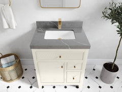 Sonoma 30 in W x 22 in D Reeded Free Standing Single Sink Bathroom Vanity - photo 31