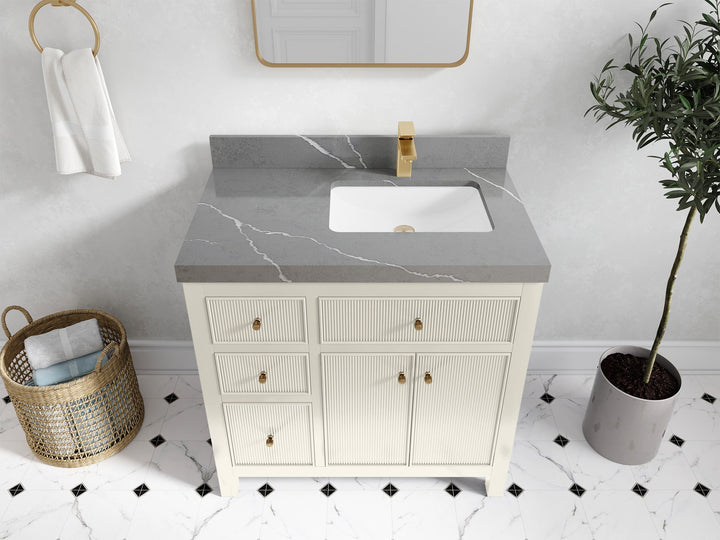 Sonoma 36 in. W x 22 in. D Right Offset Sink Bathroom Vanity - photo 31
