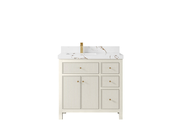 Sonoma 36 in. W x 22 in. D Left Offset Sink Bathroom Vanity - photo 34