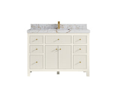 Sonoma 48 in W x 22 in D Free Standing Reeded Single Sink Bathroom Vanity - photo 37