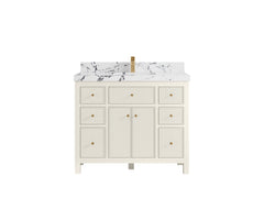 Sonoma 42 in W x 22 in D Free Standing Reeded Single Sink Bathroom Vanity - photo 39