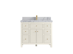 Sonoma 42 in W x 22 in D Free Standing Reeded Single Sink Bathroom Vanity - photo 41