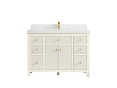 Sonoma 48 in W x 22 in D Free Standing Reeded Single Sink Bathroom Vanity - photo 43