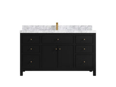 Sonoma 60 in W x 22 in D Free Standing Reeded Single Sink Bathroom Vanity - photo 13