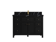 Sonoma 48 in W x 22 in D Free Standing Reeded Single Sink Bathroom Vanity - photo 8