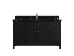 Sonoma 60 in W x 22 in D Free Standing Reeded Single Sink Bathroom Vanity - photo 8