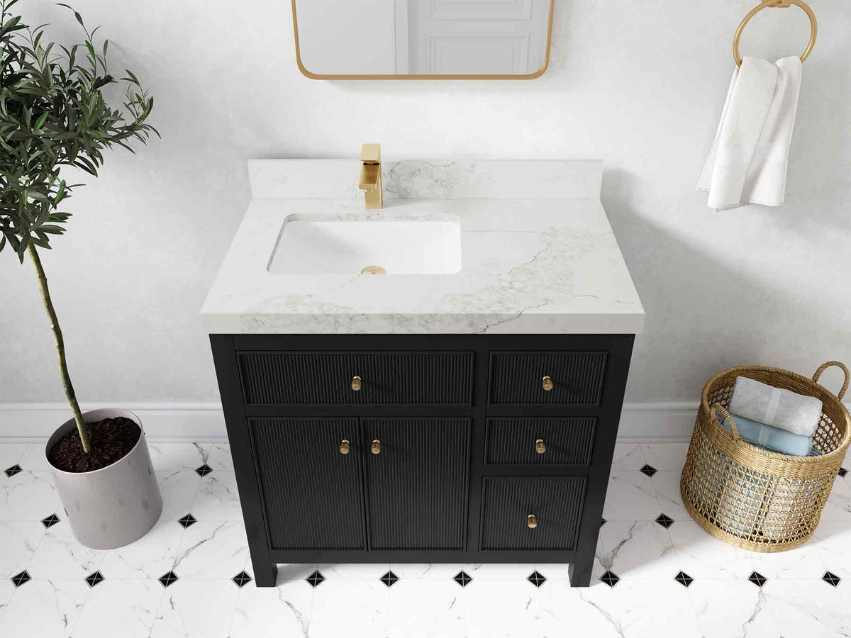 Sonoma 36 in. W x 22 in. D Left Offset Sink Bathroom Vanity