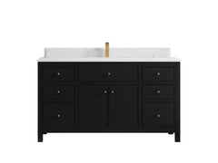 Sonoma 60 in W x 22 in D Free Standing Reeded Single Sink Bathroom Vanity - photo 16