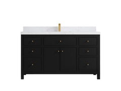Sonoma 60 in W x 22 in D Free Standing Reeded Single Sink Bathroom Vanity - photo 18