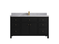 Sonoma 60 in W x 22 in D Free Standing Reeded Single Sink Bathroom Vanity - photo 19