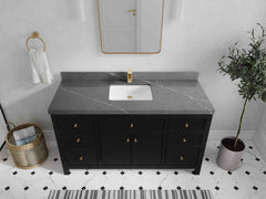 Sonoma 60 in W x 22 in D Free Standing Reeded Single Sink Bathroom Vanity - photo 39