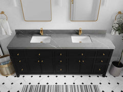 Sonoma 84 in W x 22 in D Free Standing Reeded Double Sink Bathroom Vanity - photo 34