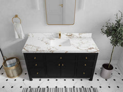 Sonoma 60 in W x 22 in D Free Standing Reeded Single Sink Bathroom Vanity - photo 42