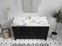 Sonoma 60 in W x 22 in D Free Standing Reeded Single Sink Bathroom Vanity - photo 43