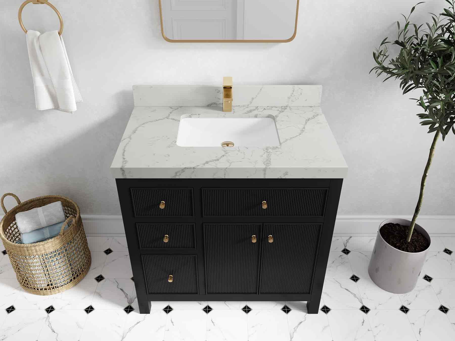 Sonoma 36 in. W x 22 in. D Center Sink Bathroom Vanity