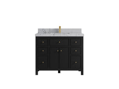 Sonoma 42 in W x 22 in D Free Standing Reeded Single Sink Bathroom Vanity - photo 24