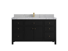 Sonoma 60 in W x 22 in D Free Standing Reeded Single Sink Bathroom Vanity - photo 24